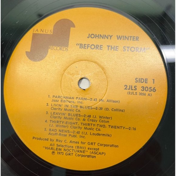 Johnny Winter Before the Storm 2LP VG+ Gatefold Blues Hard Rock 1973 Janus - Picture 8 of 9